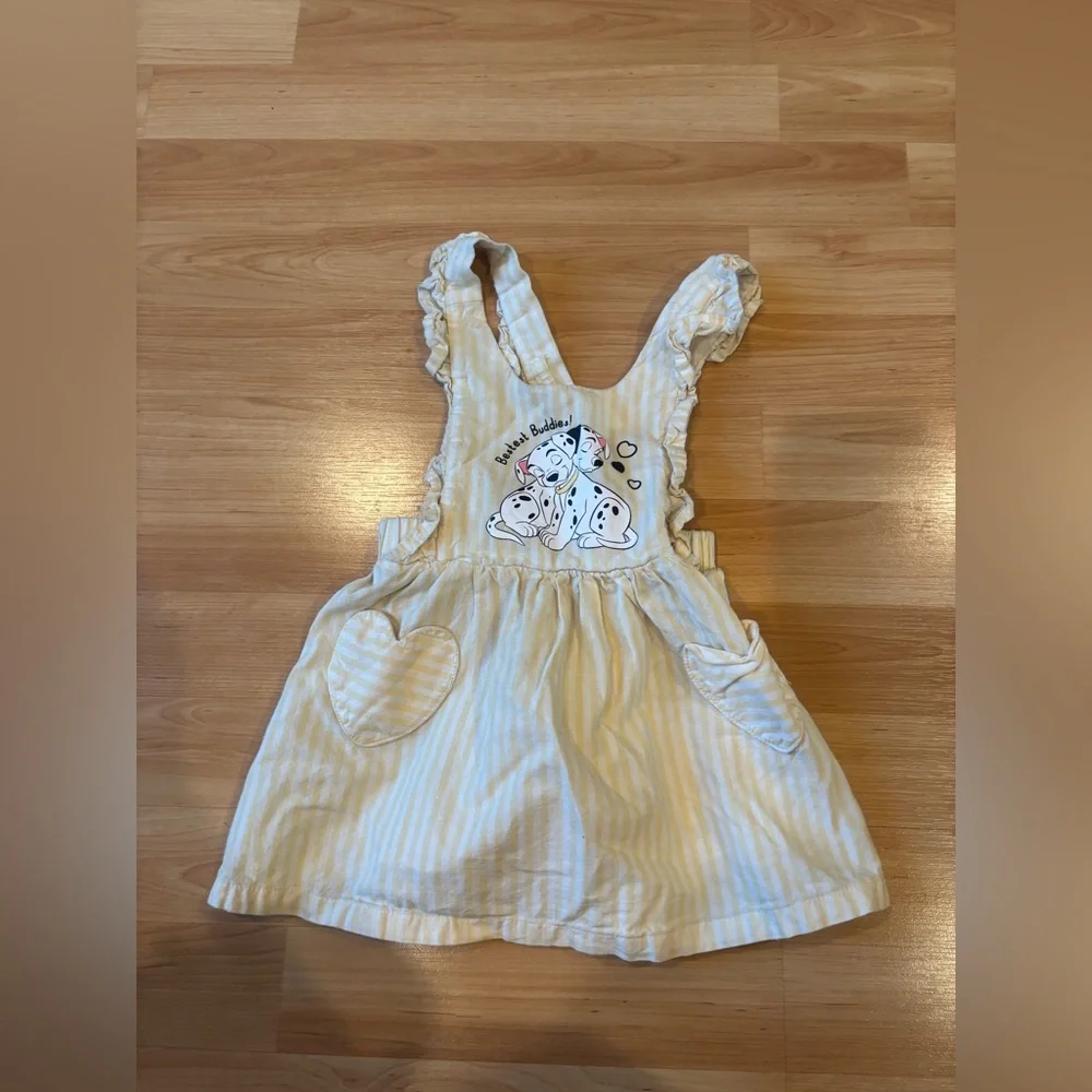 Older style Disney‎ Dalmation yellow sundress-5/$25